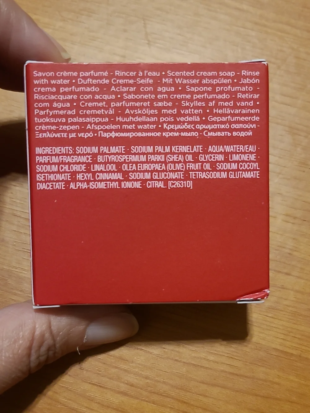 Clarins Aroma Eau Dynamisante Cream Soap - NWT